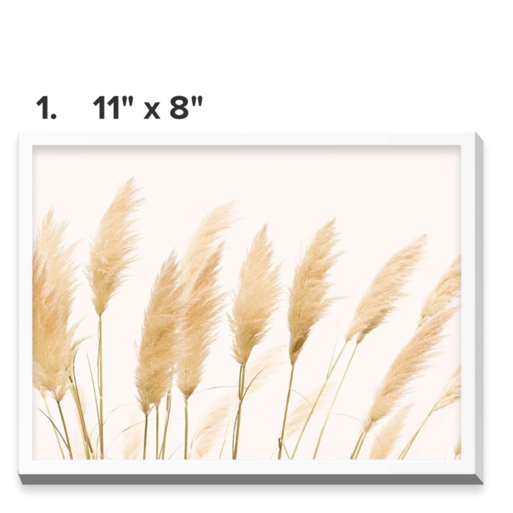 “Pampas” Decor Art Print - 11x8